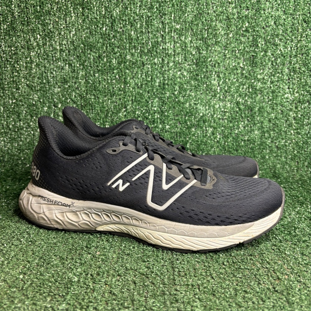 New Balance Fresh Foam X 880 v13 Wide Running Shoes Black Mens Size 10.5 2E Wide